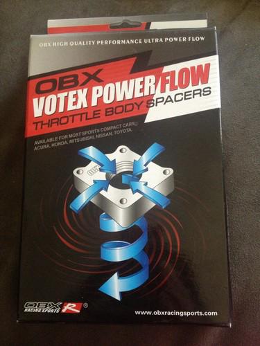 Obx votex power flow throttle body spacers acura honda nissan toyota mitsubishi