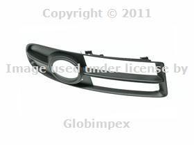 Audi a4 2.0 bumper cover grille right front genuine new + 1 year warranty