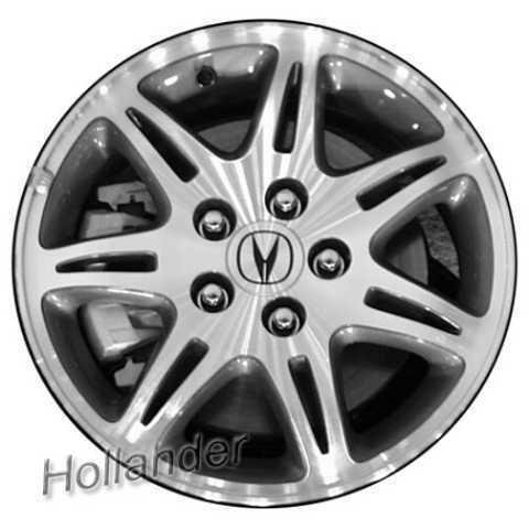 Wheel/rim for 99 00 01 acura tl ~ 16x6-1/2 alloy machined 4392471