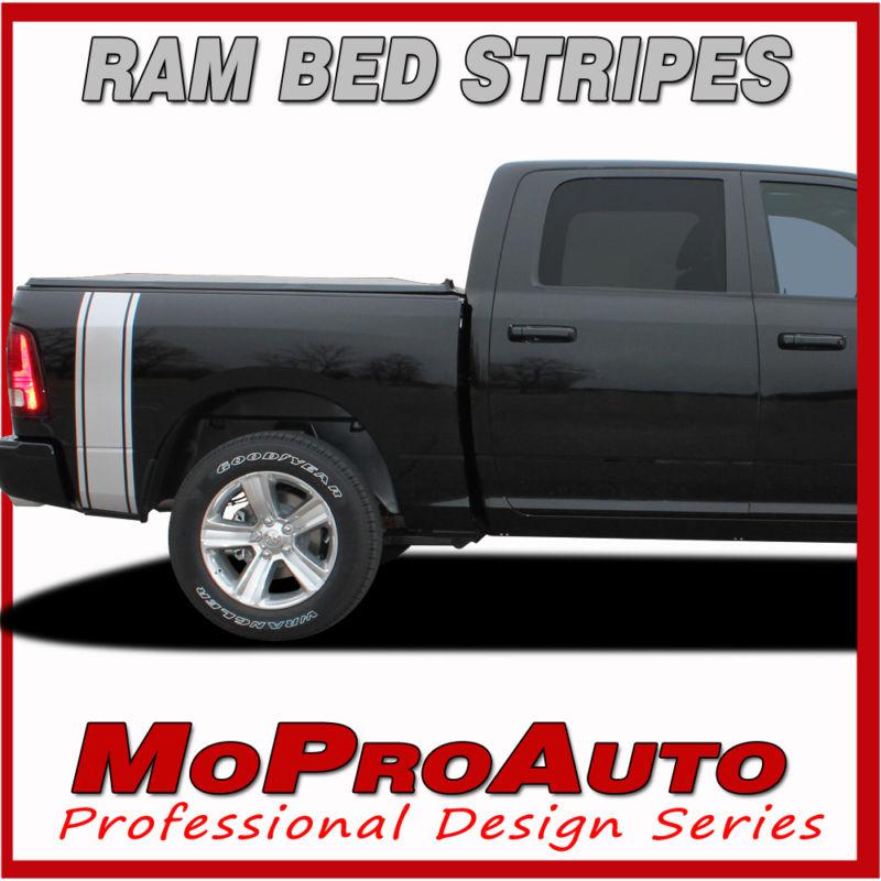 Dodge ram rumble truck bed panel 2013 vinyl graphics decals - 3m pro stripes p54