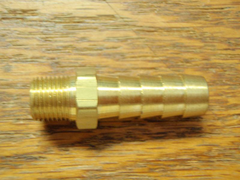 Fuel fitting brass hose barb 1/8" pipe 1/4" hose bfh220c fuel line nipple barb