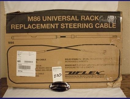 Uflex 20' replacement steering cable m86x20