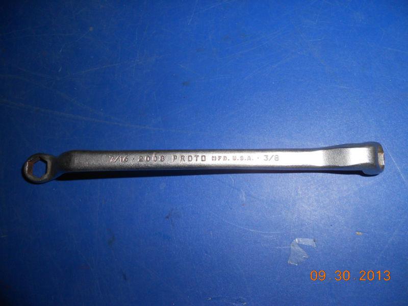 Proto 7/16" & 3/8" brake bleeder wrench #2008
