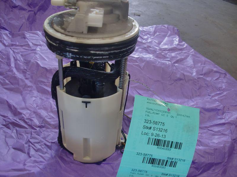 02 03 nissan altima fuel pump pump assembly 2.5l 4 cyl