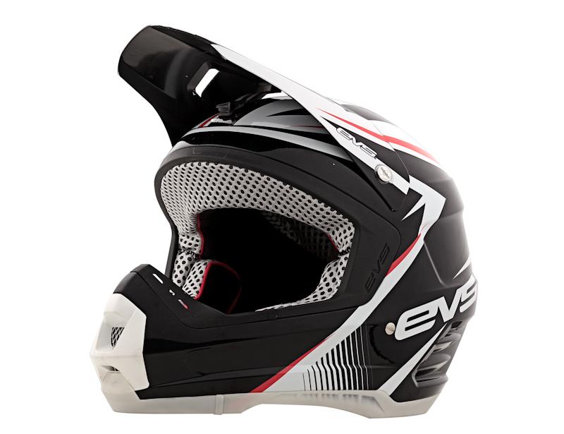 New evs vortek t5 gp mx / atv helmet black    -any size-