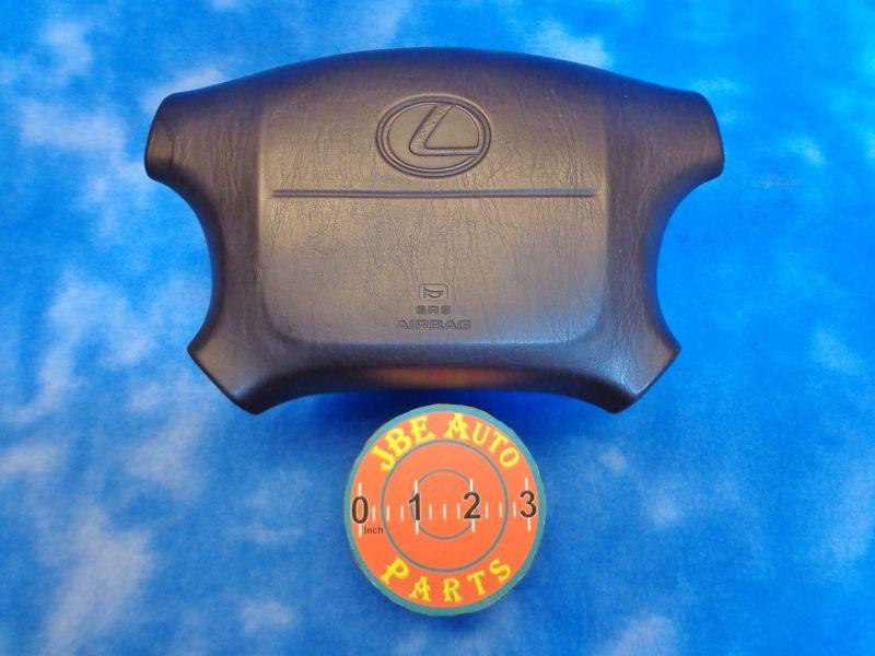 92-93 lexus es300 driver wheel airbag dark cover oem small marks 59b