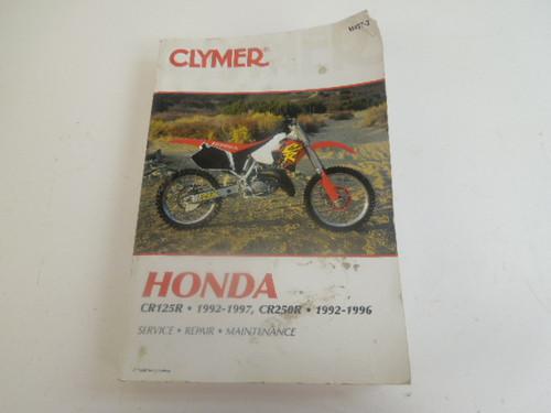 Honda cr125 250 1992-1997 clymer service repair manual