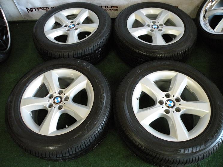 18" factory bmw x5 wheels oem silver tires package xdrive e53 e70 x6 e71 rft