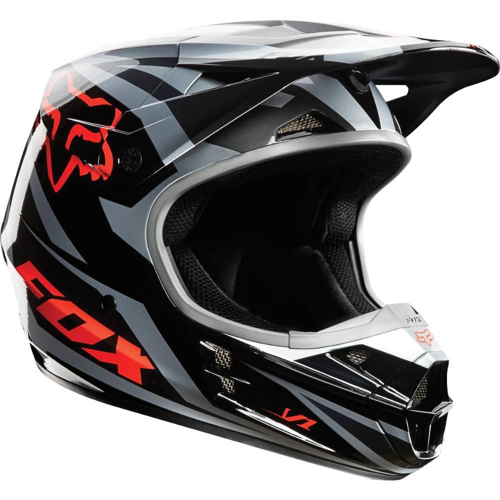 Fox racing 2014 v1 race helmet - orange