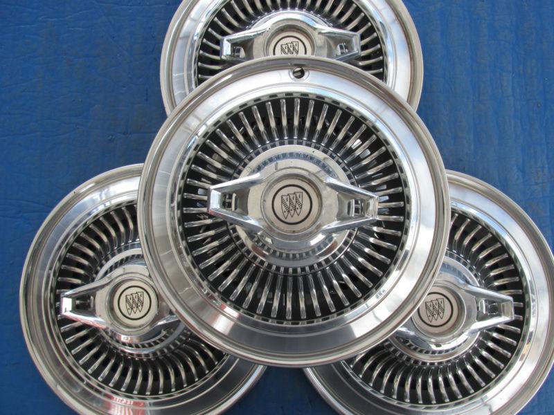 Set of 4 1964 buick skylark 14" special spinner hubcap b-9 1362743 cb6