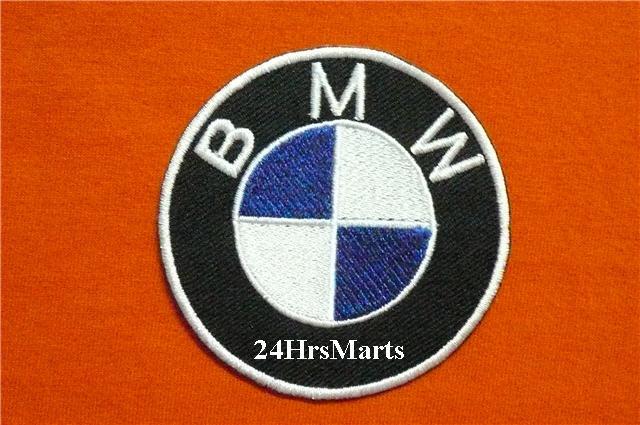 Bmw motor bike racing car motorcycle logo embroidery sew iron on patch