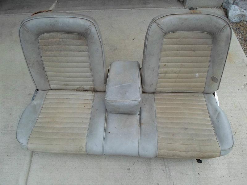 1964 1965 1966 1967 ford mustang bench seat complete with tracks rare option