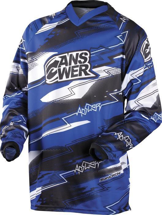 Answer racing a12 syncron mx motorcycle jersey blue 2xl/xx-large