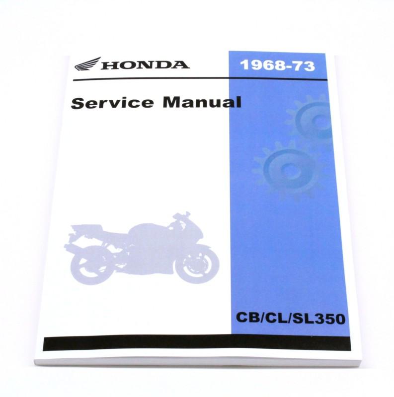 Service shop repair manual 68-73 honda cb350 cl350 sl350 maintenance book #l32