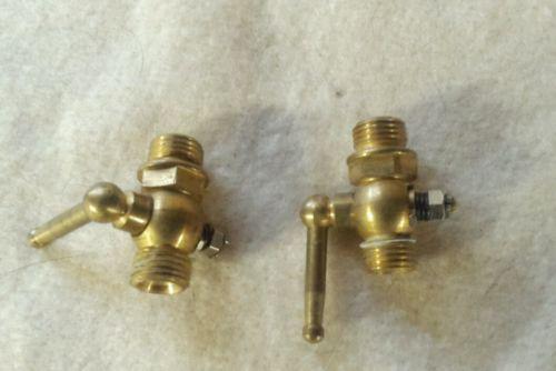 Brass english motorcycle fuel petcock set