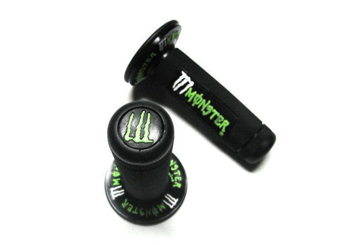 Universal hand grips motorcycle throttle handle bar fit for 22mm green new