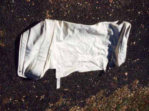 Mk1 vw volkswagen rabbit cabriolet convertible top boot cover white