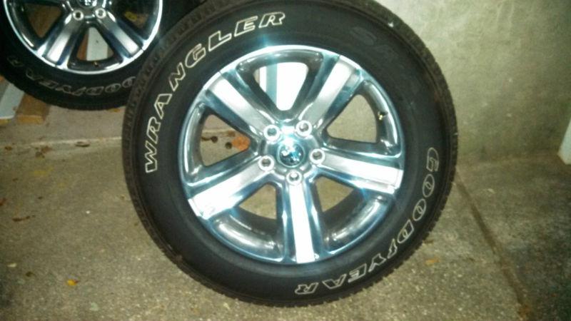 Stock alloy wheels, factory oem rims, original dodge ram 2014