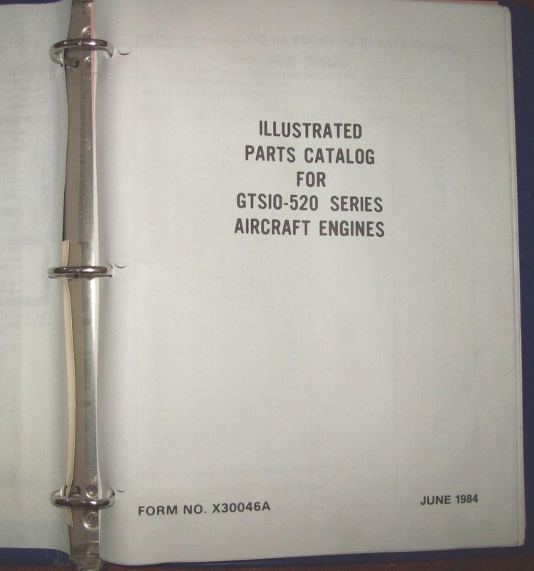Gtsio-520 series illustrated parts catalog