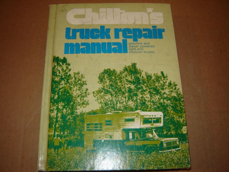 1961-71 chilton's truck shop service repair manual,gas & diesel chev,bronco,jep 