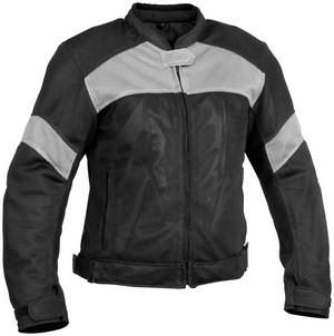 River road womens sedona mesh jacket black grey s/small