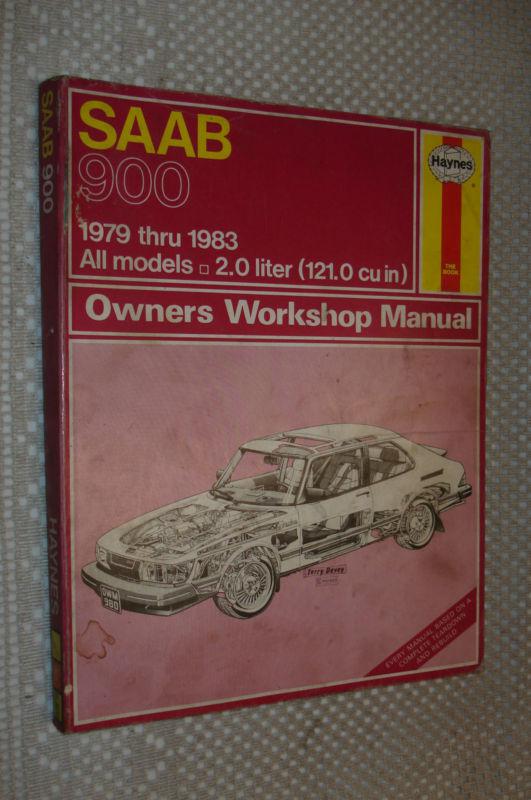 1979-1983 saab 900 service manual shop book haynes repair 1980 1981 1982 