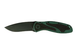 Kai u.s.a ltd 1670olblk blur olive drab/black blade knife