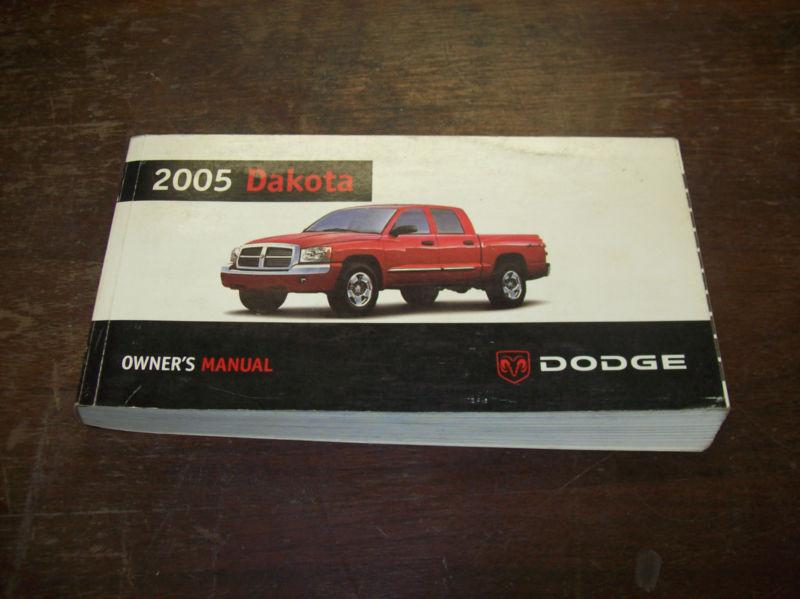 2005 dodge dakota  owners manual