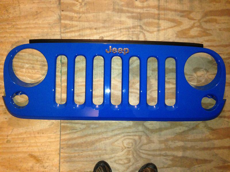 Front grille for jeep wrangler
