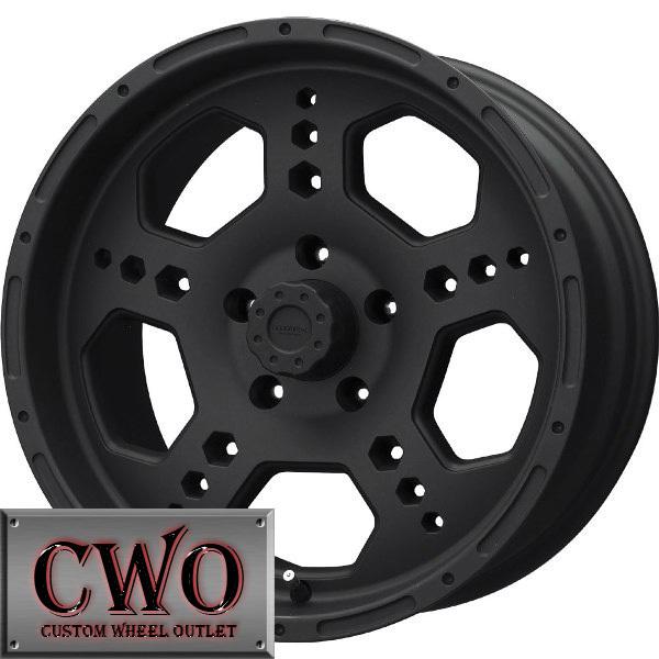 22 black lm gatlin wheels rims 5x150 5 lug toyota tundra squoia lexus lx 470