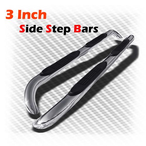 06-12 toyota rav4 suv stainless steel 3" side step nerf bars running board pair