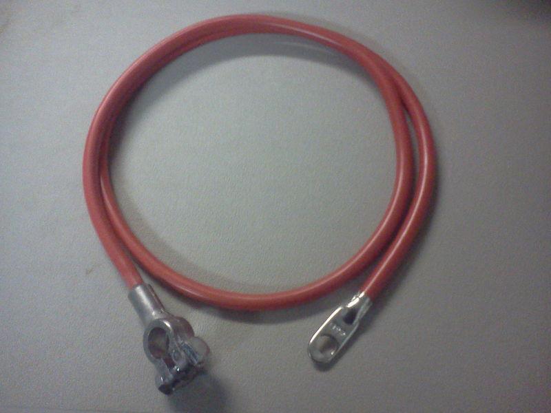 48" battery lead cable 4ga. top post auto car truck