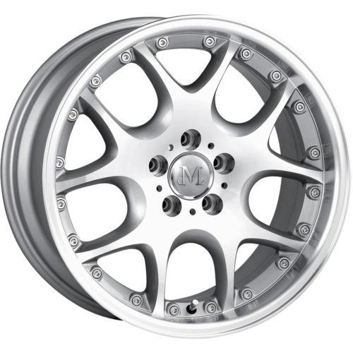 18x9 silver detroit leonardo wheels 5x112 +38 audi a6 a8 s6