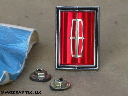 Fomoco grille emblem_trunk lid lock cover lincoln versailles 1980-1977 nos