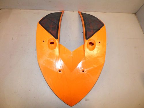 2015 15 arctic cat m8 m8000 front hood plastic orange cover cap plate