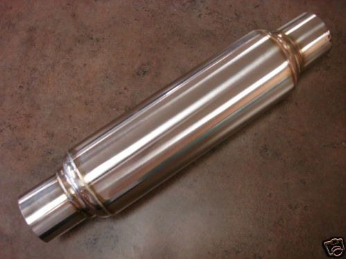 Universal t304 test pipe test pipes 57mm 2.25&#034; id 15 3/4&#034; length straight pipes