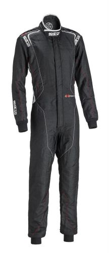 Sparco extrema rs-10 black single layer fia 8858 2000 racing suit - size: 54