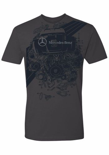 Mercedes benz mens engine t-shirt
