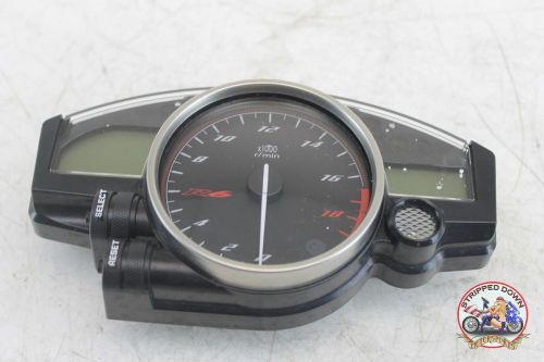 08-14 yamaha yzf r6 speedo tach gauges display cluster speedometer unknown miles