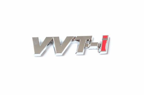 Car rear logo vvt-i vvti chrome emblem badge sticker self adhesive badge