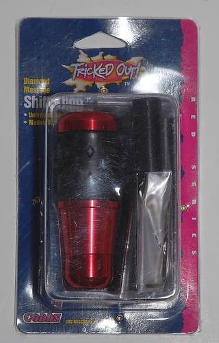 Cobbs tricked out red diamond massage shift knob kit
