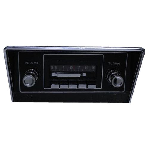 1969-1973 mustang radio am/fm slidebar custom autosound cam-lm-sbr
