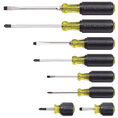 Klein tools 8-piece cushion-grip screwdriver set -85078