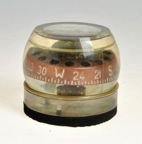 Vintage boat compass magnetic in liquid