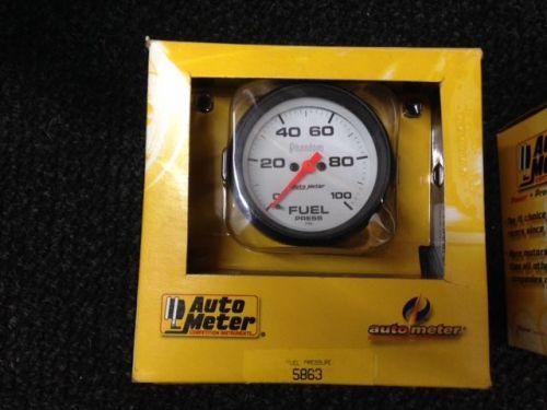 Auto meter 5863 phantom fuel pressure gauge 2-5/8&#039;&#039; electrical