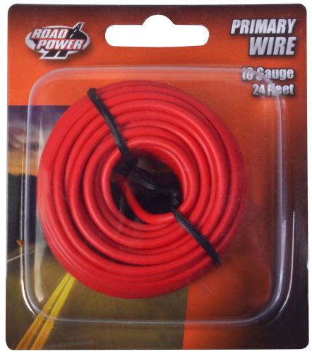 Road power 55668033 primary electrical wire, 16 gauge, 24&#039;, red