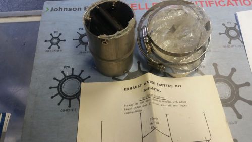 Mercruiser/quicksilver exhaust shutter valve kit for early mercury i