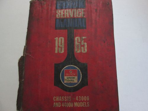 1965 buick chassis 43000 44000 special chassis service repair manual damaged oem