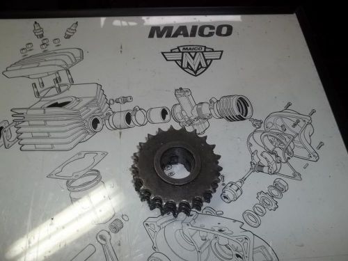 1968/73 maico 250 360 400 440 triple row drive gear crankshaft ahrma vintage