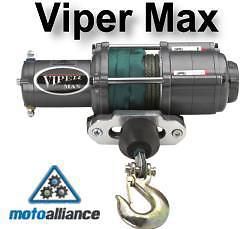 Viper max 4500lb winch &amp; mount w/ amsteel rope for yamaha viking